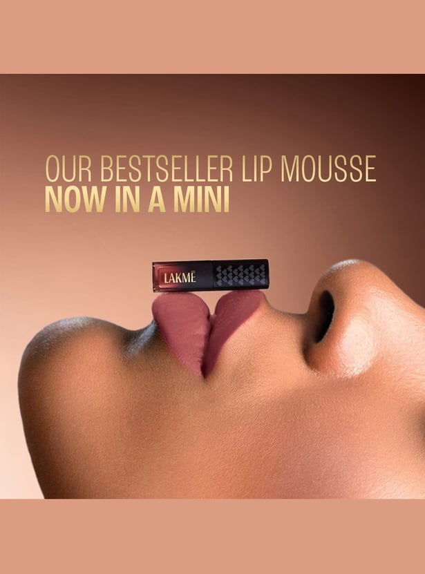 LAKME Xtraordin-airy Mini Lip Mousse - Dark Cherry - 1.8g