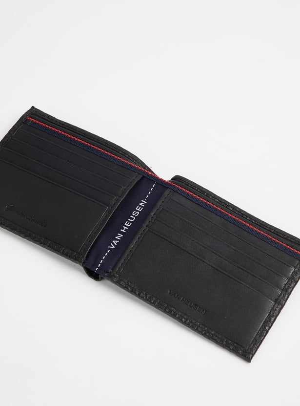 VAN HEUSEN Textured Leather Bi-Fold Wallet