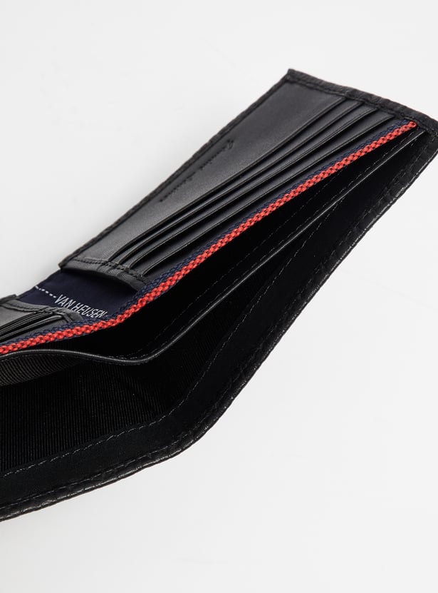 VAN HEUSEN Textured Leather Bi-Fold Wallet