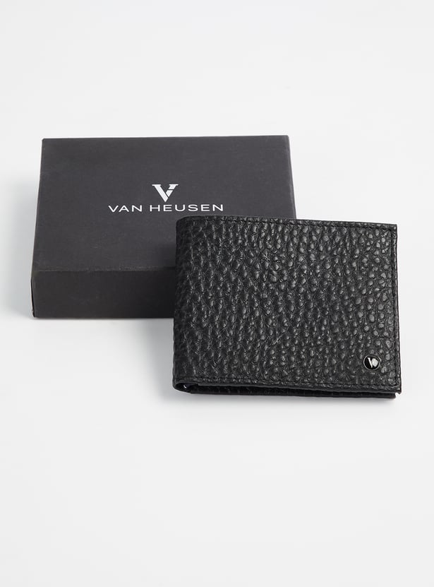VAN HEUSEN Textured Leather Bi-Fold Wallet