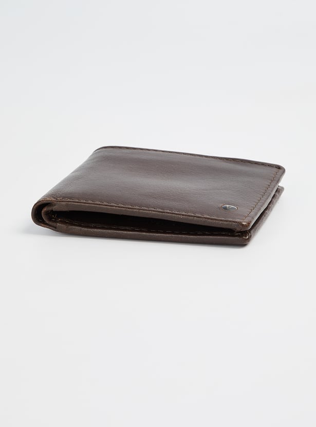 VAN HEUSEN Textured Leather Bi-Fold Wallet