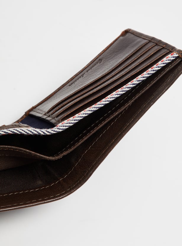 VAN HEUSEN Textured Leather Bi-Fold Wallet