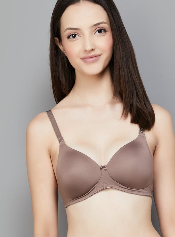 JOCKEY Solid Padded Non-Wired T-shirt Bra