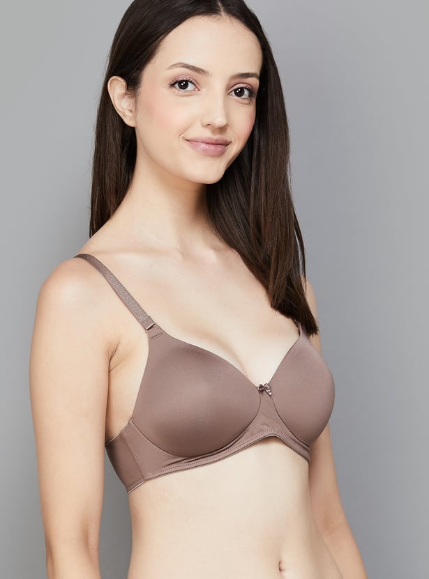 JOCKEY Solid Padded Non-Wired T-shirt Bra