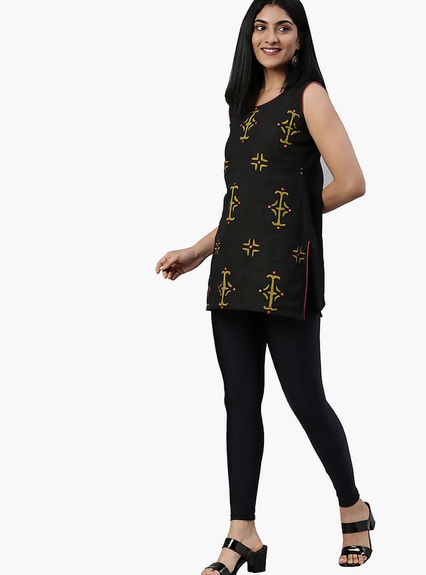 GO COLORS Solid Leggings