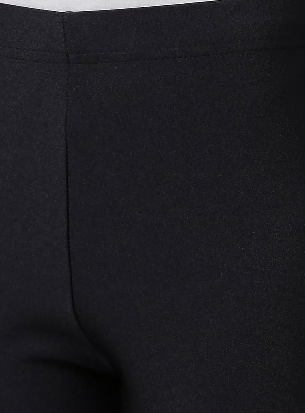 GO COLORS Solid Leggings