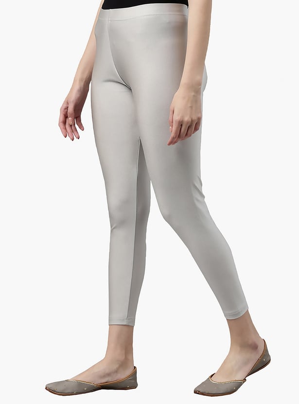 GO COLORS Solid Leggings