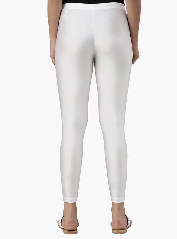 GO COLORS Solid Leggings