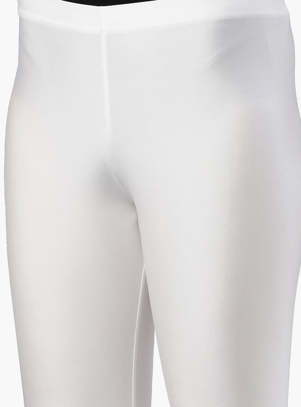 GO COLORS Solid Leggings