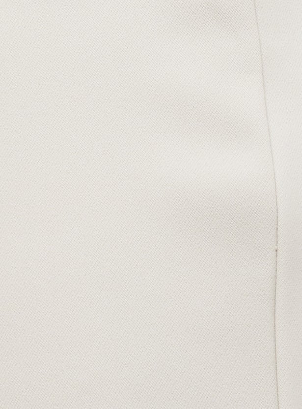 CODE Solid Wide Leg Trousers