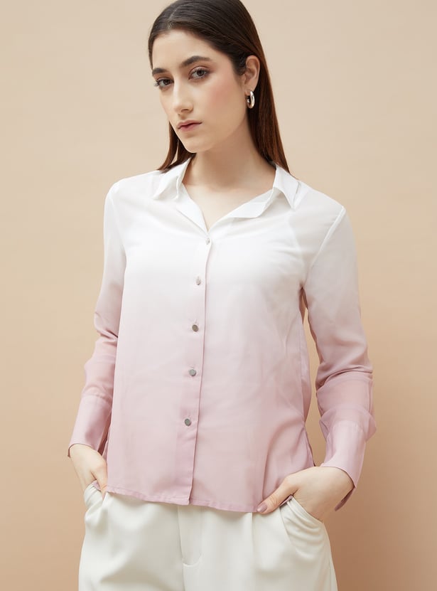 CODE Ombre Shirt with Camisole