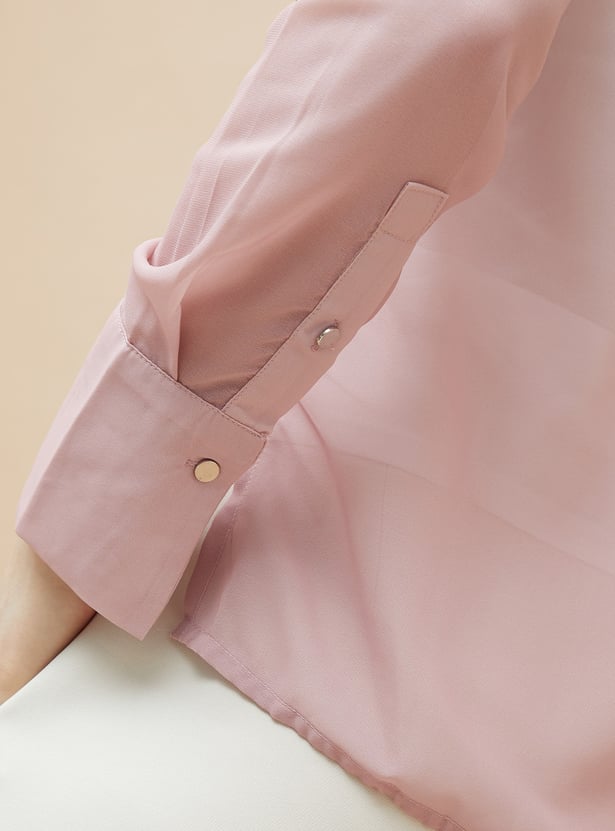 CODE Ombre Shirt with Camisole