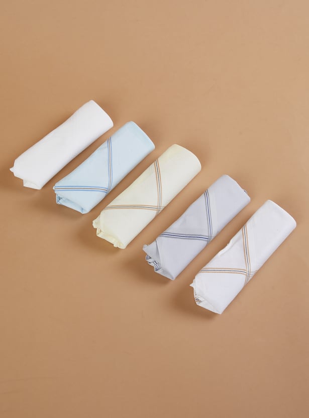 CODE Checked Handkerchief - Pack of 5