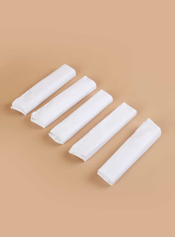 CODE Solid Hand Kerchief - Pack of 5