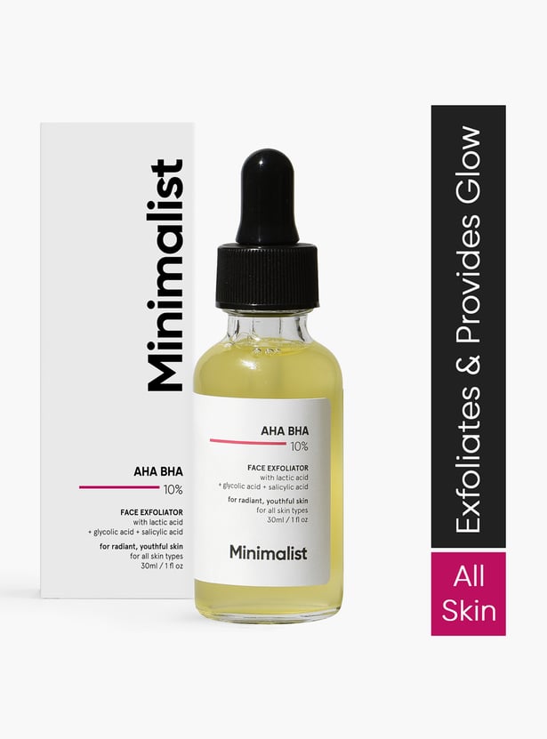 MINIMALIST AHA BHA 10 Percent Face Exfoliator - 30ml