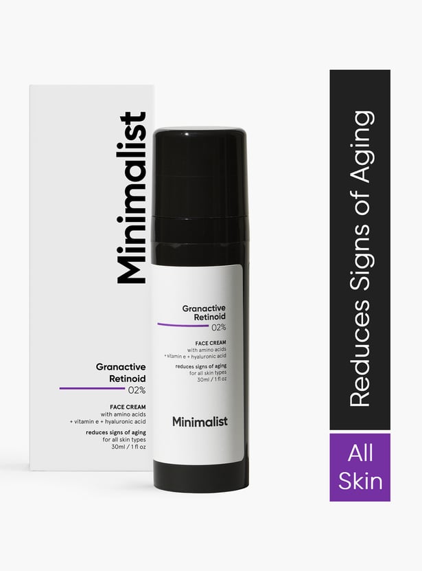 MINIMALIST Granactive Retinoid 02 Percent Face Cream - 30ml