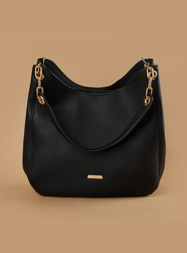 CODE Textured Shoulder Bag