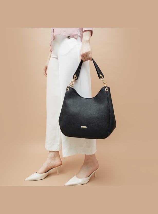 CODE Textured Shoulder Bag