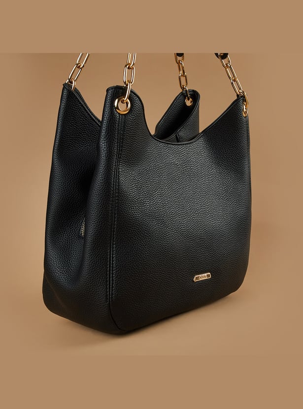 CODE Textured Shoulder Bag