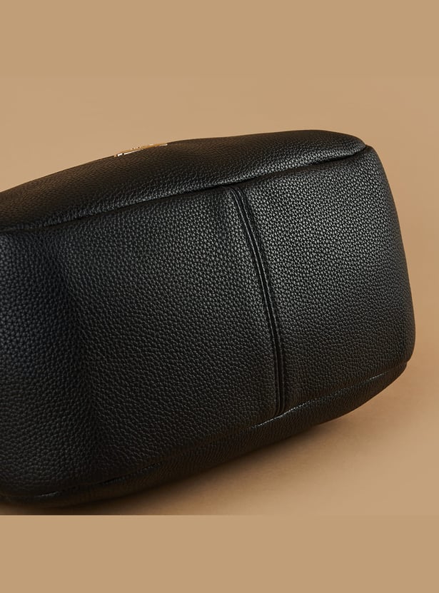 CODE Textured Shoulder Bag