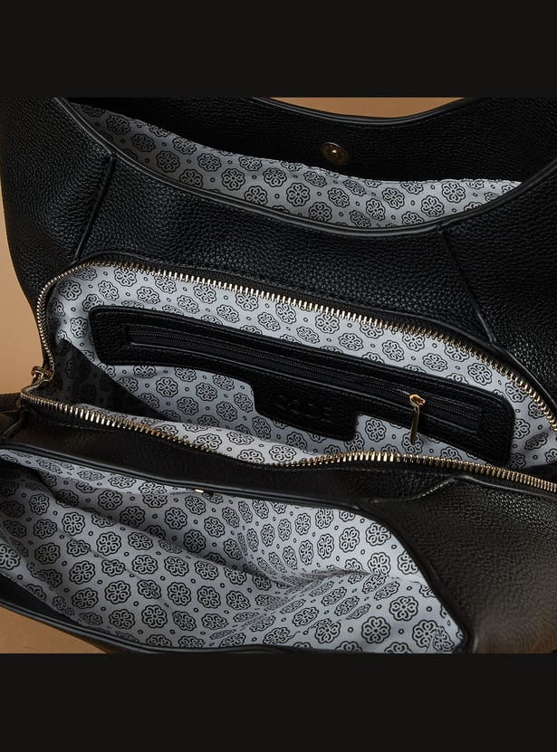 CODE Textured Shoulder Bag