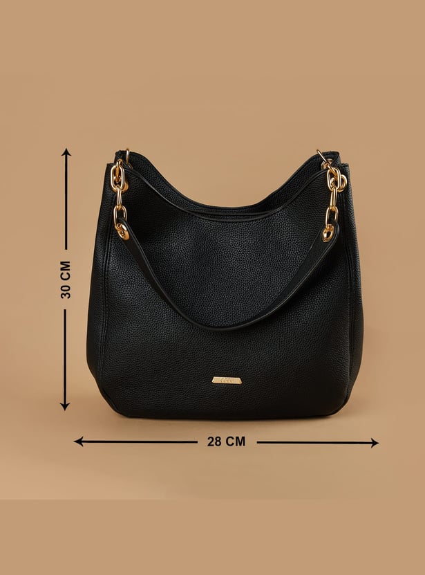 CODE Textured Shoulder Bag