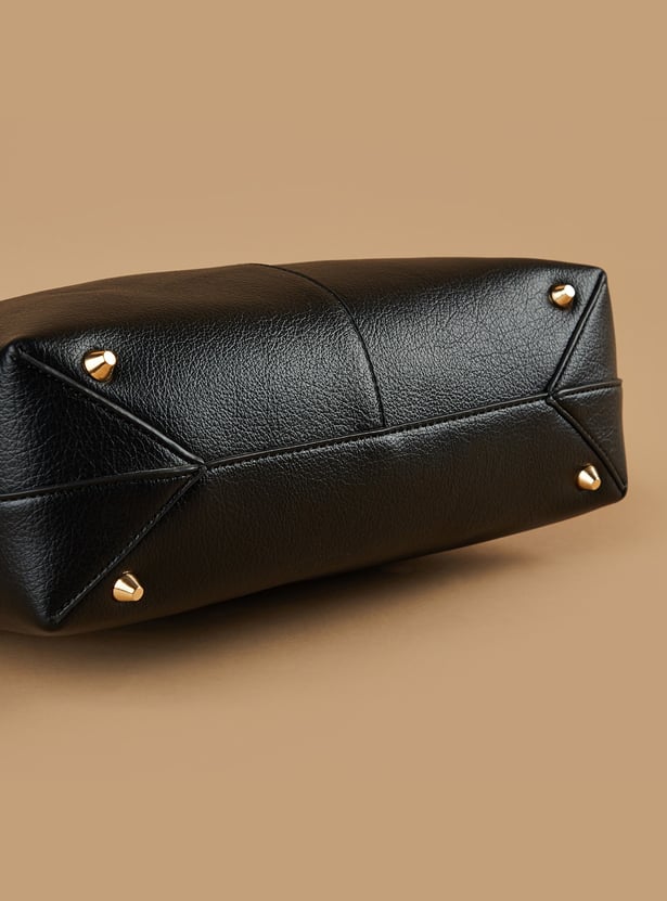 GINGER Textured Shoulder Bag