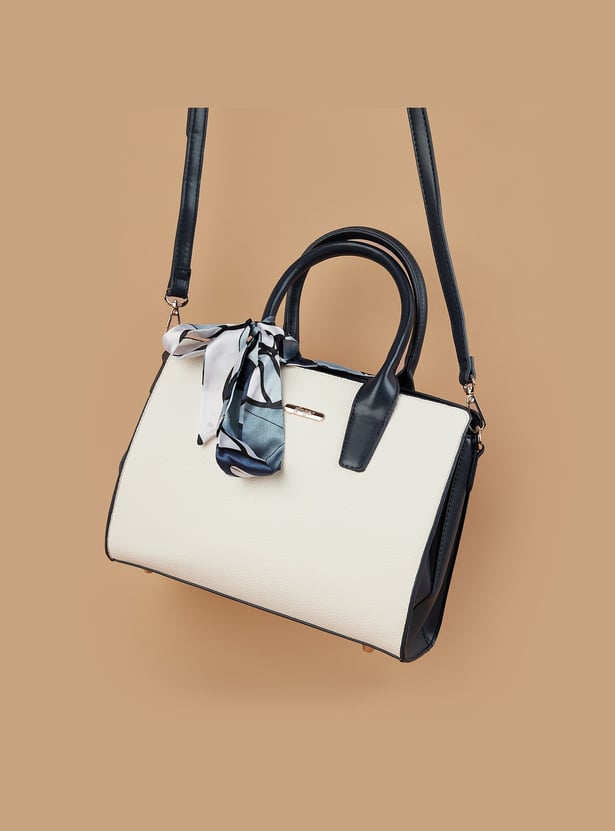 GINGER Colourblocked Handheld Bag