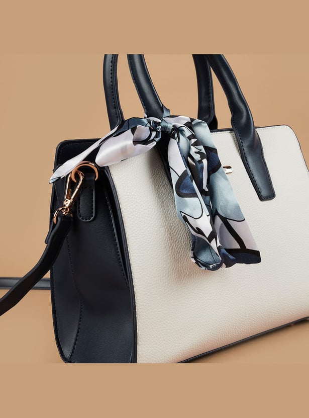 GINGER Colourblocked Handheld Bag