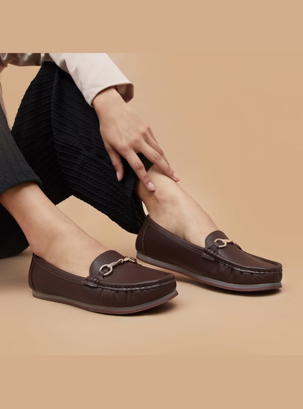 CODE Horse Bit Loafers