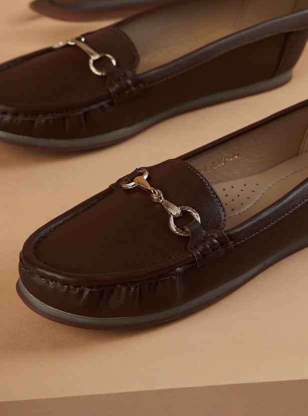 CODE Horse Bit Loafers