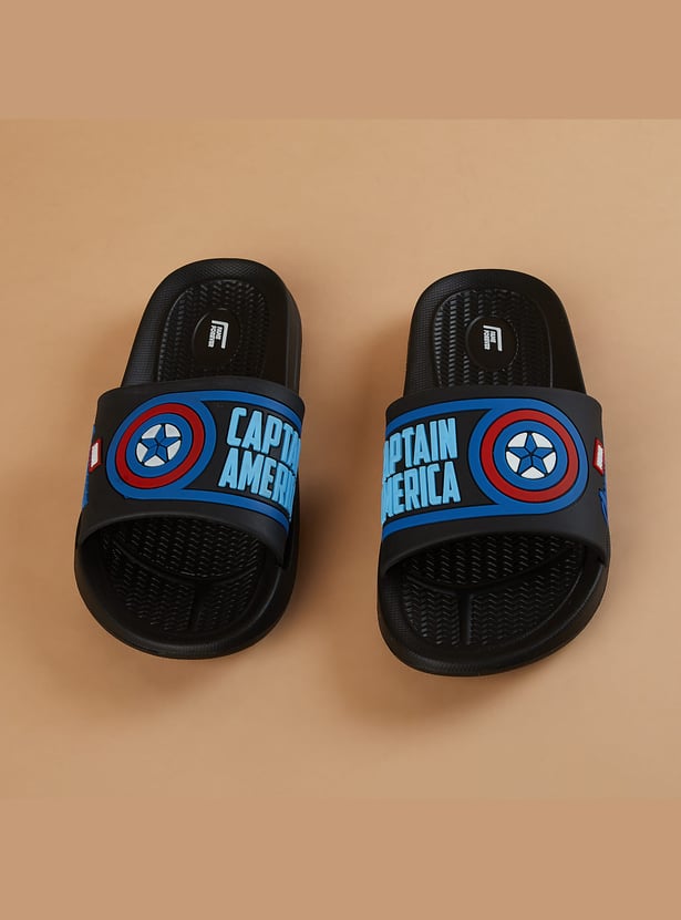 FAME FOREVER Boys Captain America Sliders