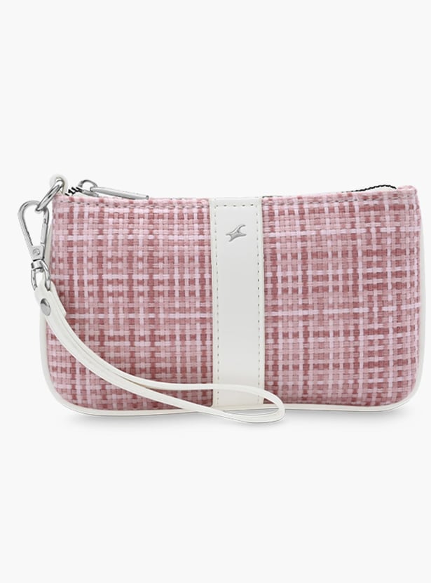 FASTRACK Boucle Tweed Wristlet Wallet