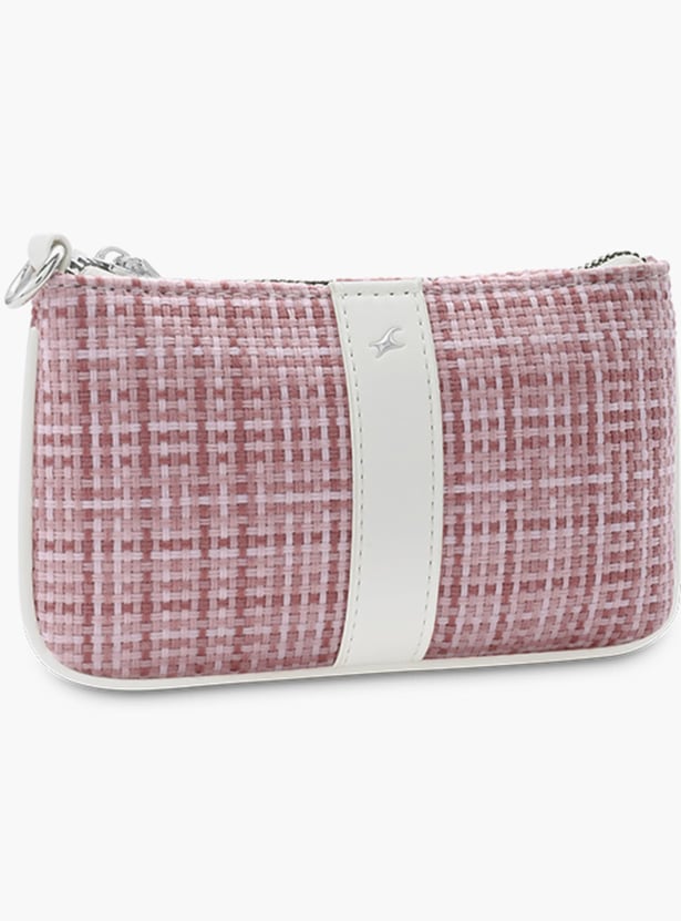 FASTRACK Boucle Tweed Wristlet Wallet