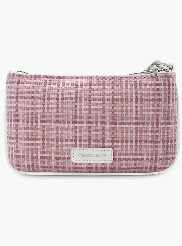 FASTRACK Boucle Tweed Wristlet Wallet