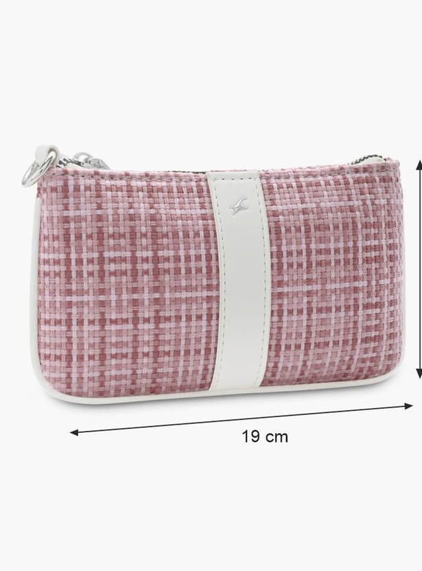 FASTRACK Boucle Tweed Wristlet Wallet