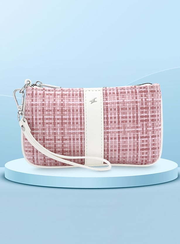 FASTRACK Boucle Tweed Wristlet Wallet