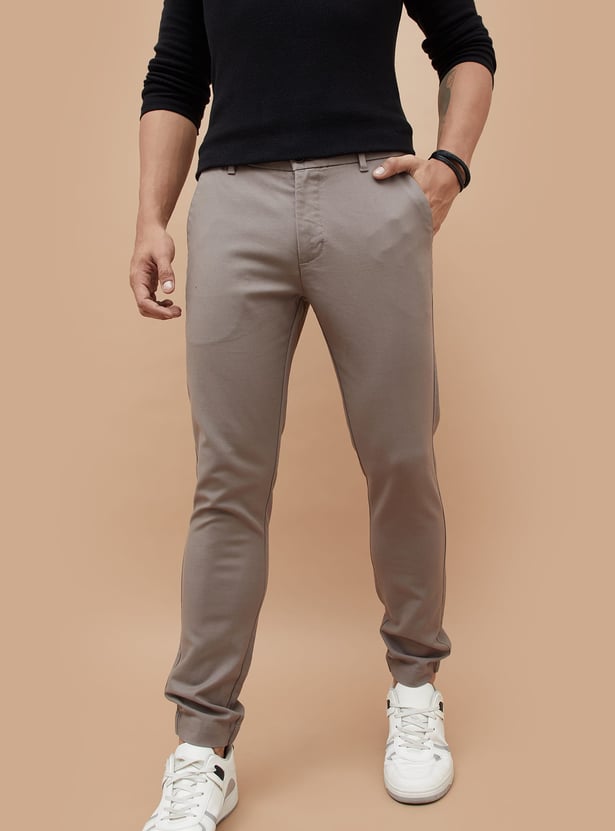 CODE Solid Slim Tapered Joggers