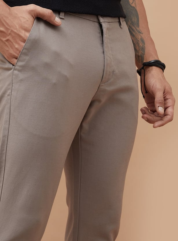 CODE Solid Slim Tapered Joggers