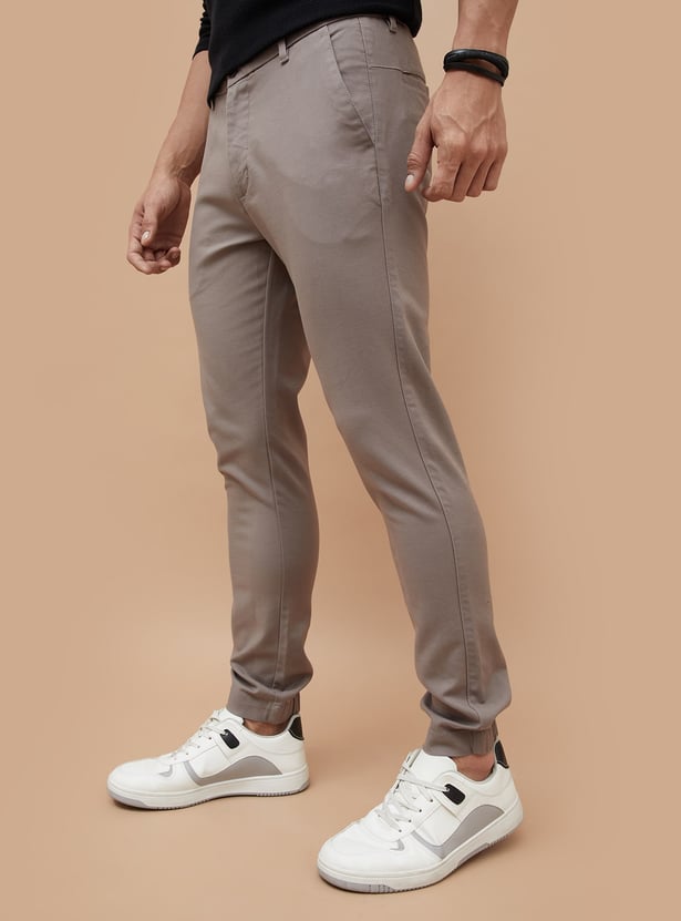 CODE Solid Slim Tapered Joggers