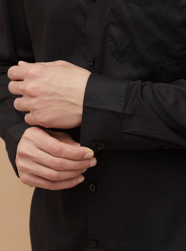 CODE Solid Regular Fit Shirt