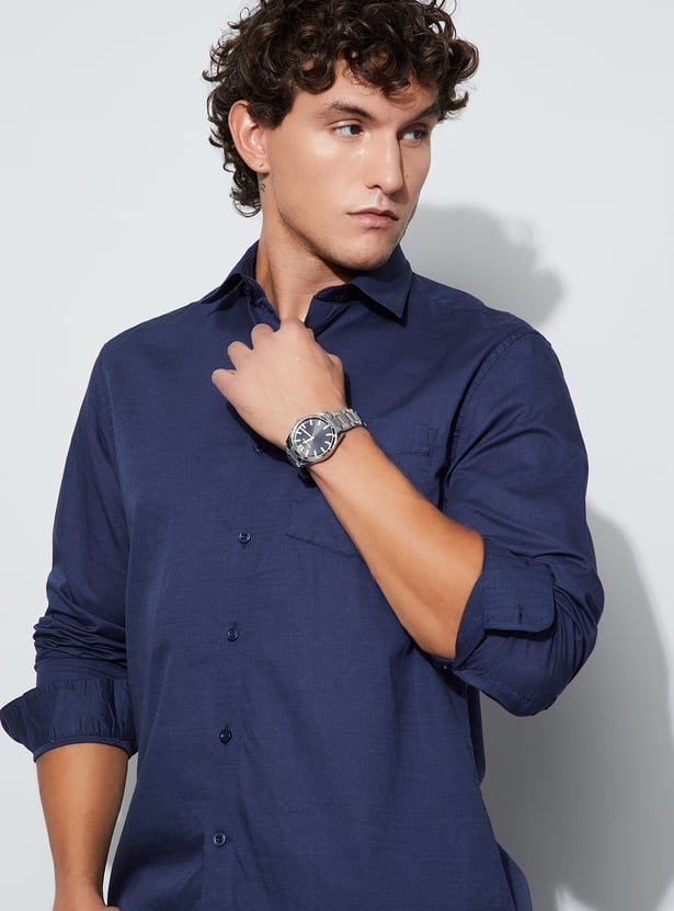 CODE Solid Regular Fit Shirt