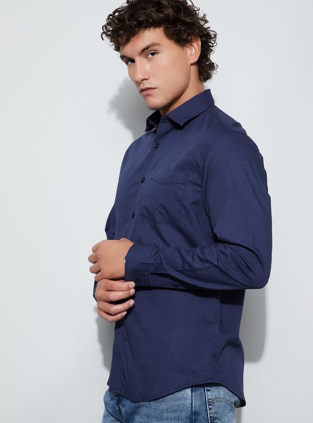 CODE Solid Regular Fit Shirt