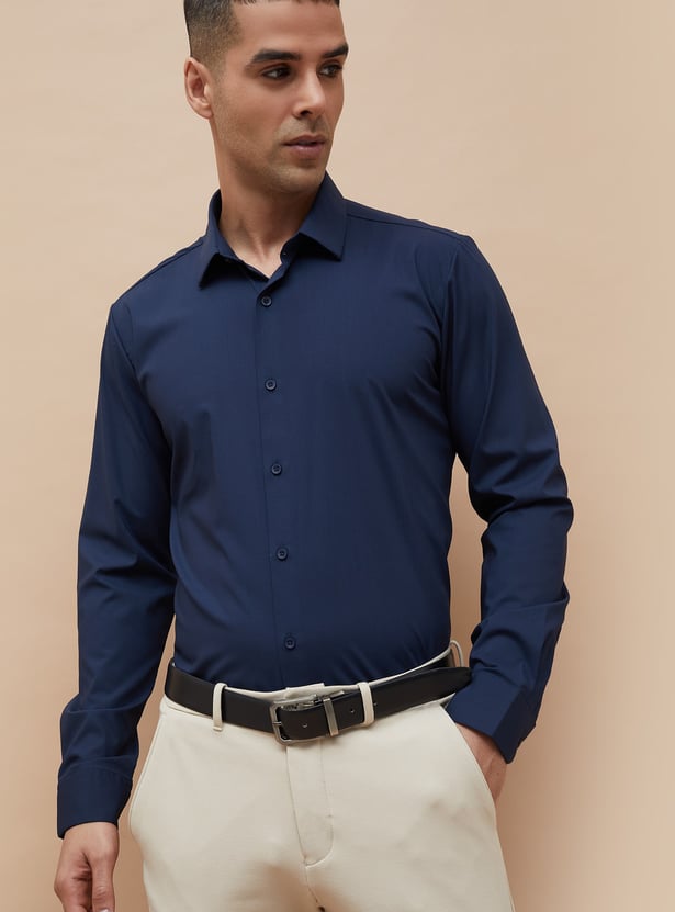 CODE Solid Slim Fit Formal Shirt