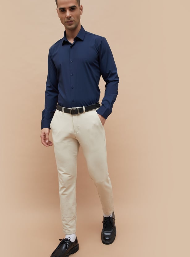 CODE Solid Slim Fit Formal Shirt