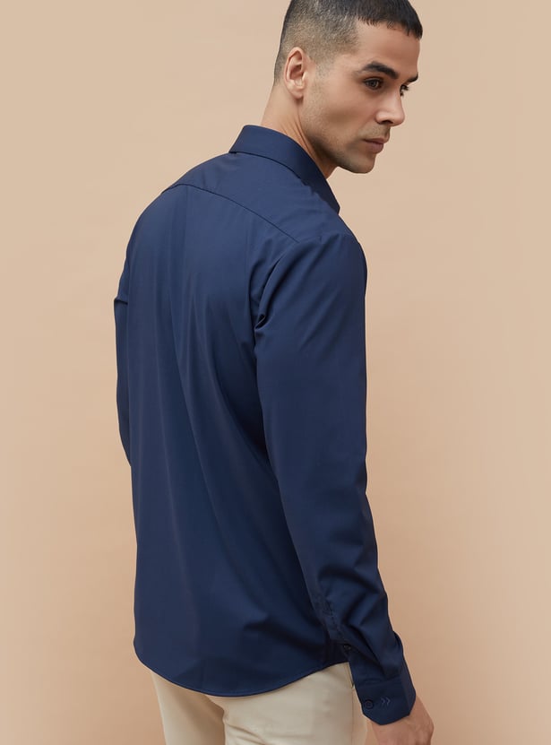CODE Solid Slim Fit Formal Shirt