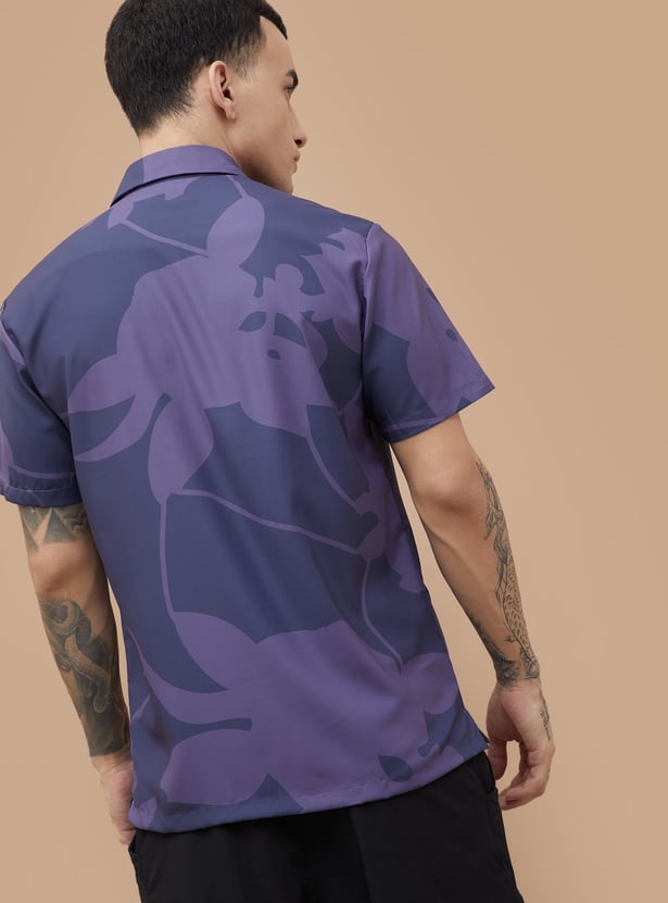 BOSSINI Abstract Print Smart Fit Shirt