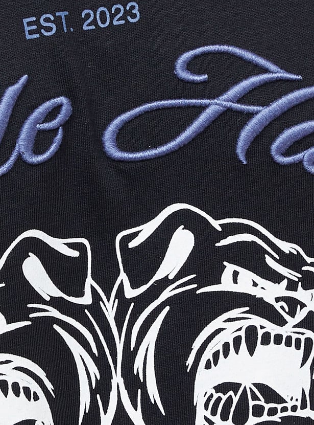 FAME FOREVER Embroidered T-shirt