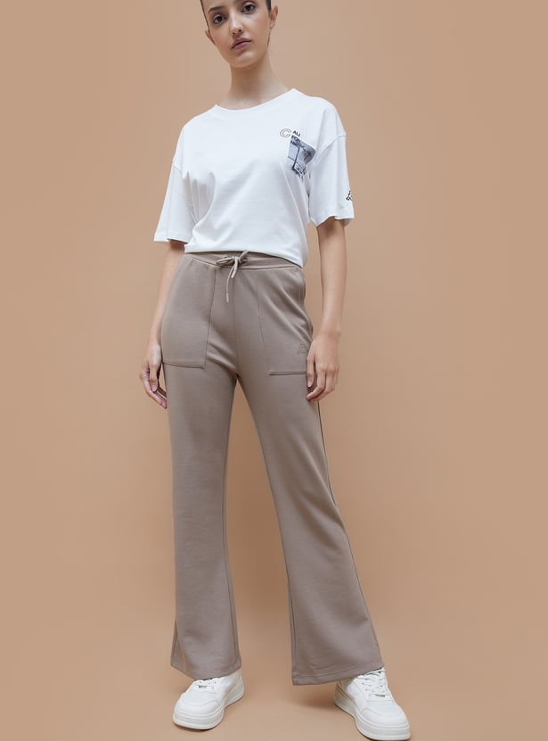 KAPPA Solid Slim Fit Track Pants
