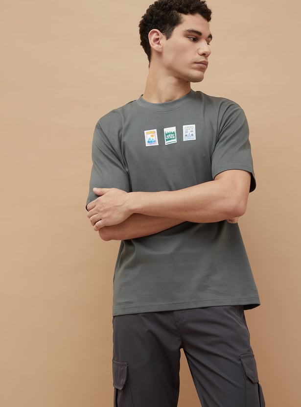 CODE UNWIND Applique T-shirt